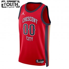 Camiseta Niños NBA New Orleans Pelicans Personalizadas 2023-24 Jordan Statement Edition Rojo Swingman